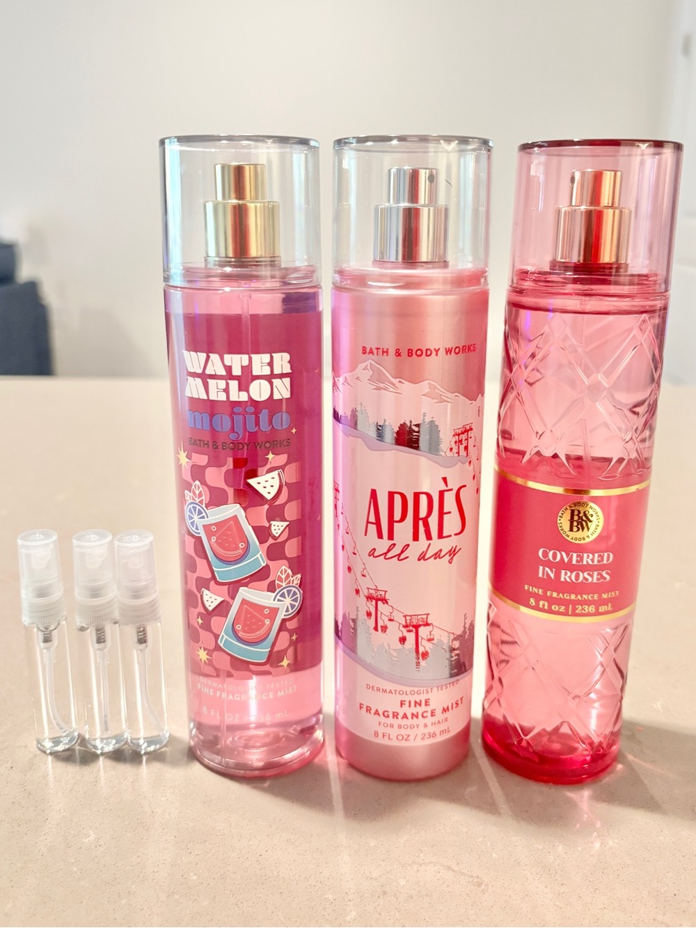 Bath & Body Works Pink Bundle + 3 FREE Mystery Samples